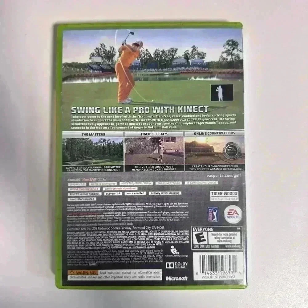 EA Sports Tiger Woods PGA Tour 13 Xbox 360 Video Game